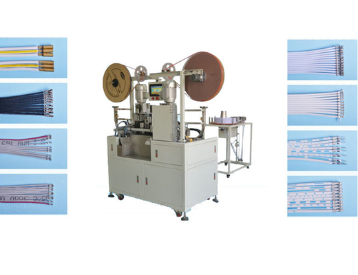 Single / Double Head Wire Crimping Machine 0.4-0.6 Mpa Filtered Dry Air