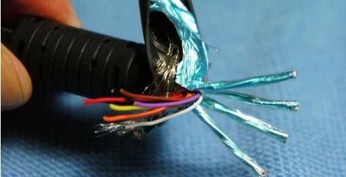 Φ40MM Cylinder Diameter Wire Stripping Machine For Cutting HDMI Cable Aluminum Foil