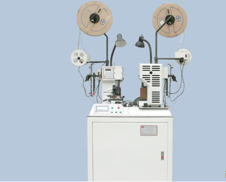 Combined Terminal Wire Crimping Machine 420Kg Adjustable Cutting Length