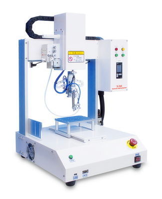Four Axis Automatic Soldering Machine Φ0.3-1.6 mm Tin Thread For Circuit Boards