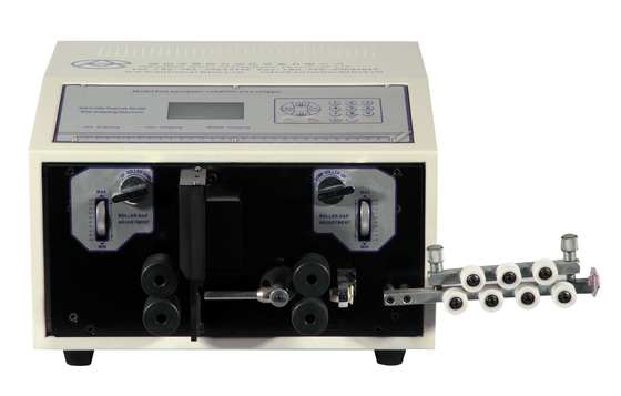 Automatic Wire Cutting Stripping Machine for Thick Roll Jacket Cable Ø13mm Max Conduit Diameter